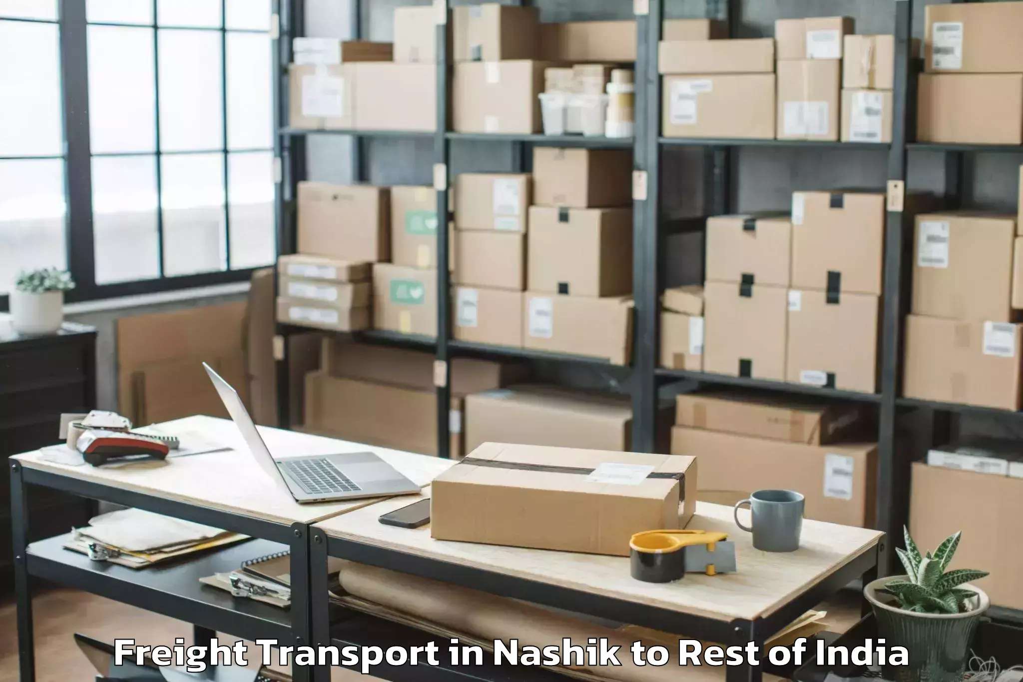 Reliable Nashik to Tral Freight Transport